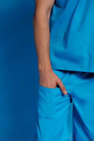 Uniforma medicala albastru deschis