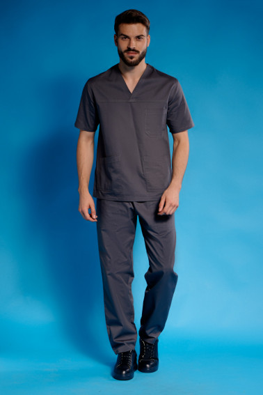 Uniformă medicală gri - Medical - Davido Design