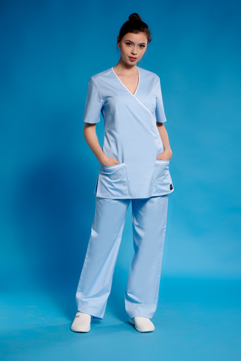 Uniforma medicala bleu