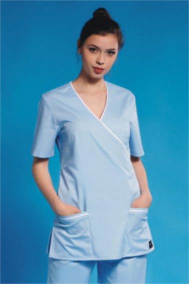 Kimono medical bleu - Medical - Davido Design