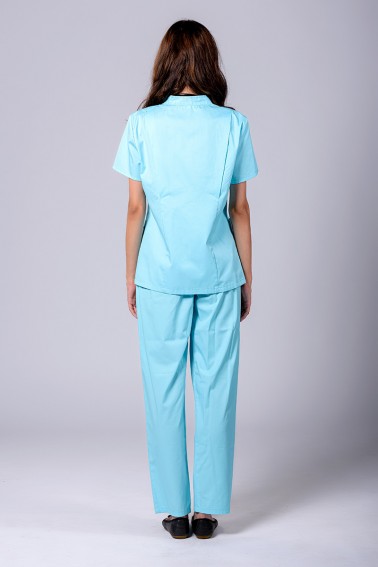 Pantaloni medicali damă turcoaz - Medical - Davido Design
