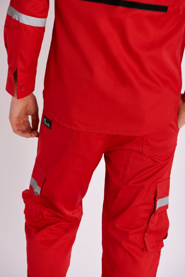 Uniformă pază swat roşie - Pază și protecție - Davido Design