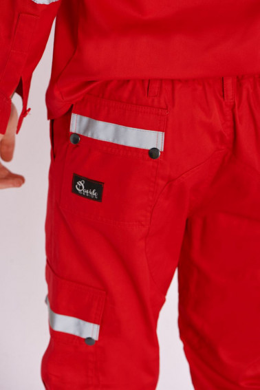 Pantaloni swat roşii - Pază și protecție - Davido Design