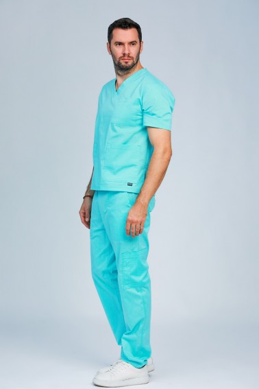 Uniformă medicală bărbat Look up turquoise - Medical - Davido Design
