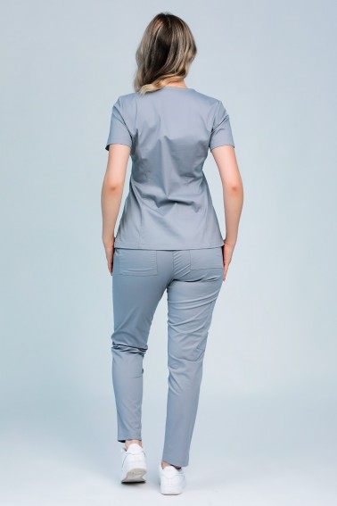 Uniformă medicală damă Look up gri - Medical - Davido Design
