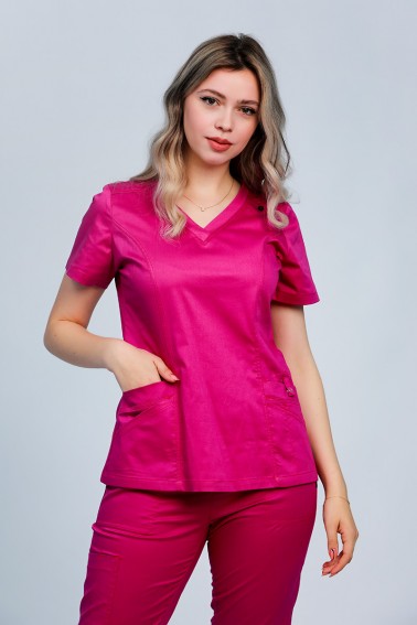 Uniformă medicală damă Look up raspberry - Medical - Davido Design