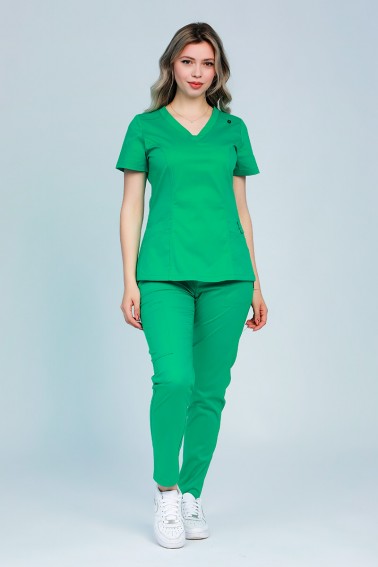 Uniformă medicală damă Look up verde medical - Medical - Davido Design
