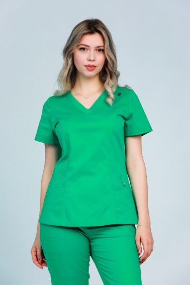 Uniformă medicală damă Look up verde medical - Medical - Davido Design