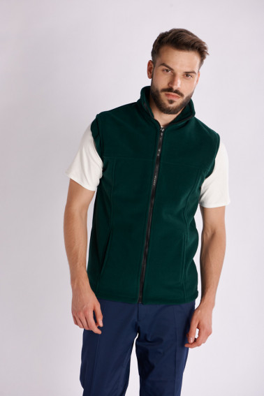 Vestă fleece verde marin - Retail - Davido Design