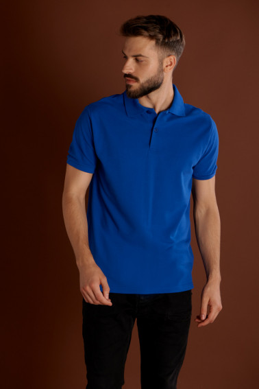 Tricou polo albastru - Retail - Davido Design