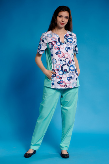 Pantaloni aqua - Medical - Davido Design