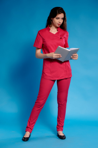 Uniformă medicală damă fucsia - Medical - Davido Design