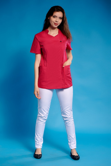 Bluza medicala fucsia